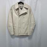 Anthropologie  Maeve Faux-Leather Cocoon Blazer Size small Oversized Photo 3