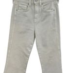 Veronica Beard Carson Jeans Ankle Flare High Rise Ecru Ivory Size 26 US 2 Photo 6