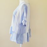 Girl Krazy  striped peasant blouse size large Photo 3