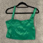 superdown Green Bustier Top Photo 2