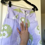 Lisa Says Gah LSG Jean UO Exclusive Printed Robyn Yin Yang Floral Peace Lavender Retro 25 NWT Photo 5