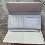 Stone pleather full length wallet Gray Photo 2