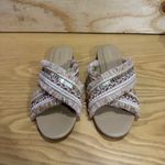 Kaanas  Ibiza Crossover Embellished Beaded Fringe Tan Sandals Size 7 Photo 6