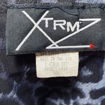 Vintage 90s Leopard Print Shirt Jacket Blazer Oversized Sheer Long Sleeve Blue Size 16W Photo 8