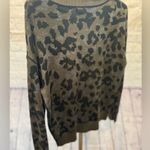 Anthropologie  Womens Ethan Leopard Camo Animal Print Soft Wear Sweater Sz Small Photo 6
