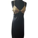 Commense Black Satin Dress Size L Photo 1