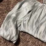 Versona Green Ruched Off-the-Shoulder Blouse Photo 2