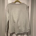 Hippie Chic  Size S Gray Long Sleeve Twist Front Crew Neck Pullover Sweatshirt Photo 7