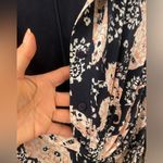 Vince Camuto Elegant Black and Pink Patterned Dress size 10 Photo 9