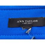 Ann Taylor Skirt Womens 14 Blue Wool Blend A Line Business Casual Classic Photo 4