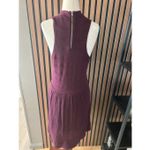 American Eagle  Rich Purple Fitted Knit High Neck Dress sz M Y2K style hobo cotto Photo 3