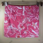 Lilly Pulitzer Originals Roslyn Skirt Pink Salmon Glamorous Life Print Size 14 Photo 5