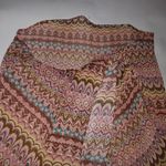 About A Girl  XS Mauve Orange Draped Top Photo 1