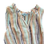 Rails LouLou Maxi Dress Size Medium Papaya Stripe Vacation Brunch Date Cruise Photo 2