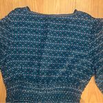 Max Studio Women Size S Boho V-Neck Fit & Flare Tiered Short Dress Long Sleeve Photo 12