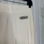 Adidas Originals Retro Luxury Ribbed Flare Pant Off White size S Small Photo 8