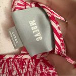 ANTHROPOLOGIE Maeve Ikat Frequencies Mini Dress Button Down Waist Tie Sz L Photo 5