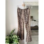 ZARA  Snake Print Mid Rise Flare Leg Photo 9