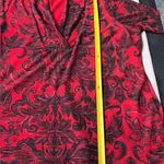 Dana Buchman 3/$20 Red Paisley Blouse 3/4 Sleeves Photo 6