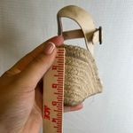 Soludos  Espadrille Wedge Sandal Women's Size 9 Beige Ankle Strap‎ Cross Shoes Photo 7