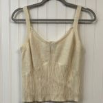 Broadway 38 Knit Ivory Women's Tank Top Sweater White Size M Photo 0