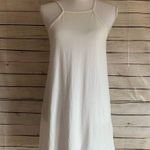 MINKPINK Sleeveless White Keyhole Button Tank Top Photo 0
