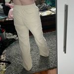 Hollister cream parachute pants size small long Photo 3