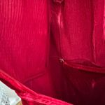 Vacate The Label Dress Women XS Red Velvet Long Sleeve Wrap Dress Holiday Party Photo 5