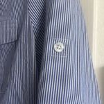 White House | Black Market ✨ Stripe Poplin City Camp Button Down Sz 8 Shirt✨ Photo 8