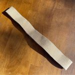 Vintage Omega Arrowhead Belt Arrow Metal Buckle Interlock Bronze Western Boho Brown Size XL Photo 3