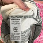 Athleta  Brooklyn Textured 16" Skort 988134 in City Stripe White/Gray Size 2 Photo 2