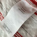 Madewell  Women’s striped red white button down shirt ruffled sleeves size XXS Photo 7