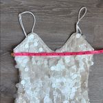 Meshki  Romilly Sequin Mini Dress in Ivory XXS Photo 4