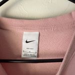 Nike  Sweatshirt Womens Medium Pink Just‎ Do It Swoosh Cropped Pullover Dri-FIT Photo 2