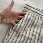 Old Navy Natural Stripe Linen Blend Wide Leg Lounge Pant S Photo 2