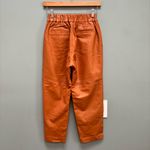 Genuine Sheepskin Leather Pull On Pants in Caramel XS Brown Photo 4