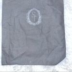 Small Grey Canvas Drawstring Dust Bag Gray Photo 2