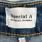 Special A Women’s Juniors  Distressed Raw Hem Denim Jean Shorts Size 5 Photo 5