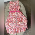 ‎Pattern Sleeveless Dress Pink Size 4 Photo 9