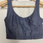Year of Ours Dolly Denim Blue Bra Top Womens XSmall Size XS Photo 6