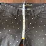 Universal Threads Universal Thread Mid Rise Skinny Black Polkadot Jeans Size 4/27R Photo 7