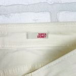 Arizona Jeans Arizona Jean Co Super Skinny Ombre Jeans Size 9 Ivory Green Stretch Cotton Blend Photo 5