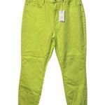 Judy Blue  High Waist Slim Fit Neon Green Jeans Size 15/32 JB88456 Beach Vacation Photo 0
