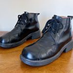 Dr. Martens • vintage 8463 lace up boots black leather square toe made in England Photo 10