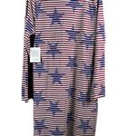 LuLaRoe  Debbie Women's American Flag Long Dress Photo 1