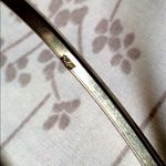 VINTAGE Sterling Silver Pink Mother of Pearl Butterfly Inlay Bracelet Cuff Photo 2