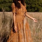 NWT Daughters of India Prairie Dress Tan Size XS Photo 1