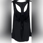 American Eagle Black Floral Lace Racerback Tank Top Photo 1