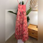 Hutch Costella Pink Blush Floral Tulle Gown Dress size 4 Photo 9