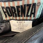 Forenza  Vintage Leather Black Pants Size 6 High Rise Genuine Leather Photo 4